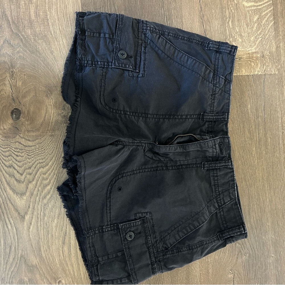 AE Black Cargo Shorts